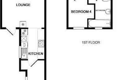 Bedroom 1 - Floor Plan