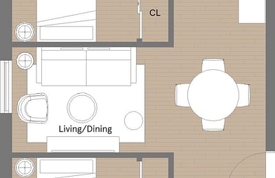 4 Bedroom 2 Bathroom - Floor Plan