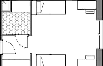 7 Bed Twin Ensuite - Floor Plan