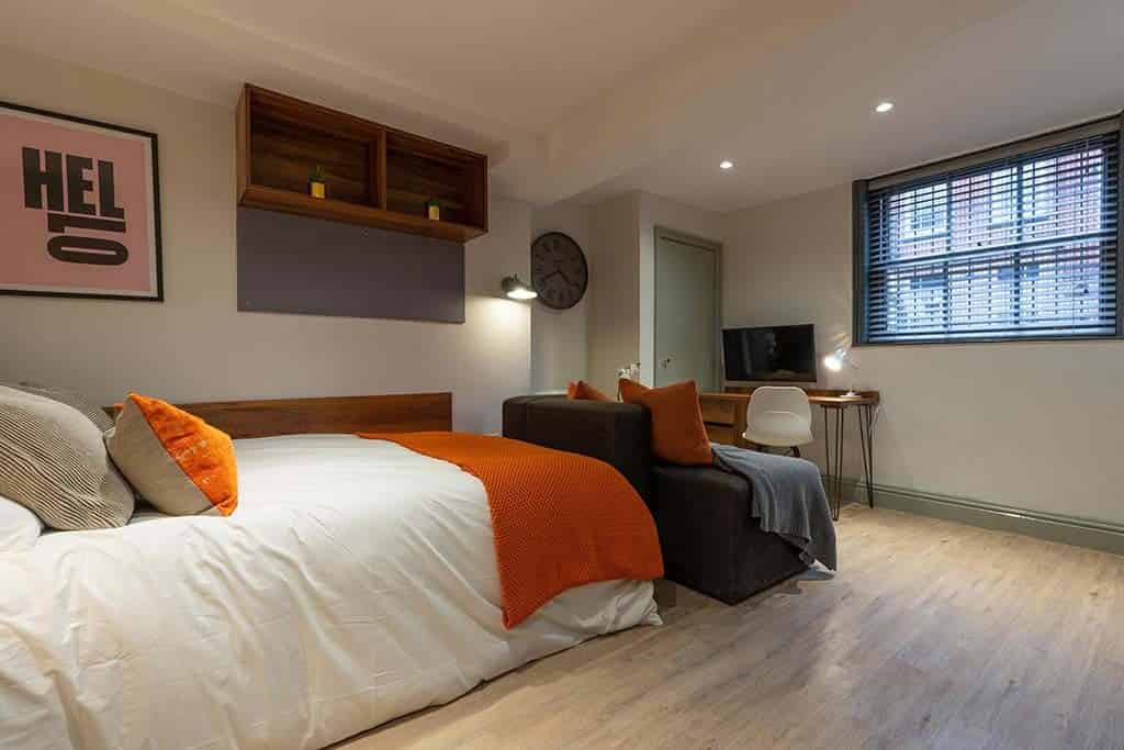 1 Bedroom Apartment, 1A Rodney Street, Liverpool L1 9ED (Flat 3) - Liverpool, England, United Kingdom - 1 Bedroom Apartment - Bedroom