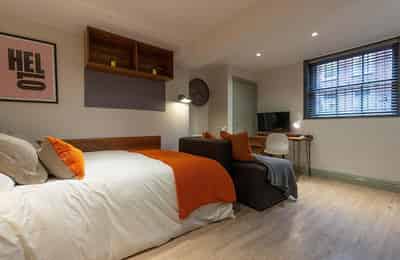 1 Bedroom Apartment, 1A Rodney Street, Liverpool L1 9ED (Flat 3) - Liverpool, England, United Kingdom - 1 Bedroom Apartment - Bedroom