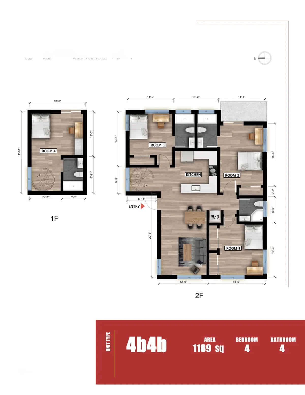 Innova (1152 S Ardmore Ave), Los Angeles - Los Angeles, California, United States - 4 Bed 4 Bath - Floor Plan