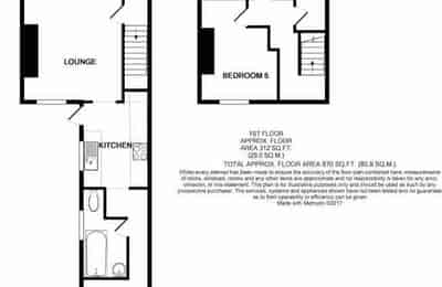 Room in a 5 Bedroom Apartment, 48 Ashford Street, Stoke-on-trent, ST4 2EH - Stoke-on-Trent, England, United Kingdom - Floor Plan