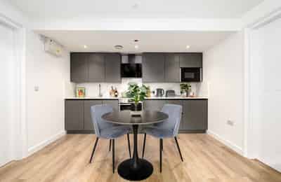 Room in a 2 Bedroom Apartment, 48 Park Street, Bristol, BS1 5JN (3) - Bristol, England, United Kingdom - Bedroom 1 - Common Area