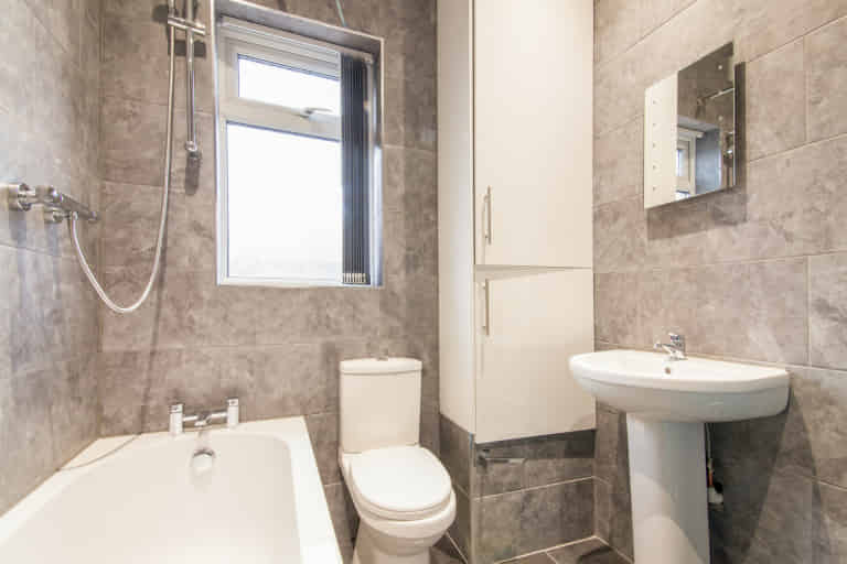 Room in a 7 Bedroom Apartment, 1 Coulston Road, Lancaster LA1 3AD - Lancaster, England, United Kingdom - Bedroom 1  - Bathroom