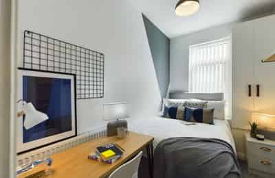 Room in a 6 Bedroom Apartment, 36 Brae Street, Liverpool L7 2QQ - Liverpool, England, United Kingdom - Bedroom 4 - Bedroom