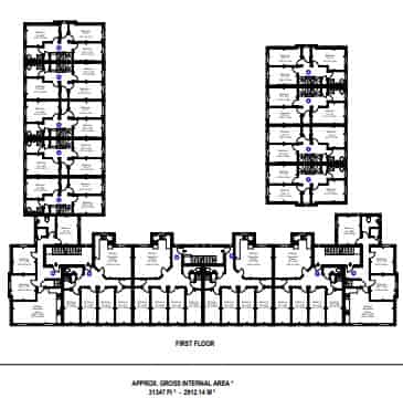 Room in a 4 Bedroom Apartment, 18 Brookside, Derby DE1 3JY - Derby, England, United Kingdom - Floor Plan