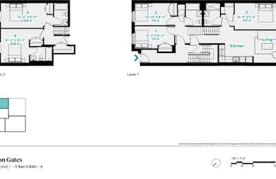 5 Bedroom 4 Bathrooms - Floor Plan
