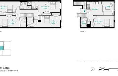 5 Bedroom 5 Bathrooms - Floor Plan