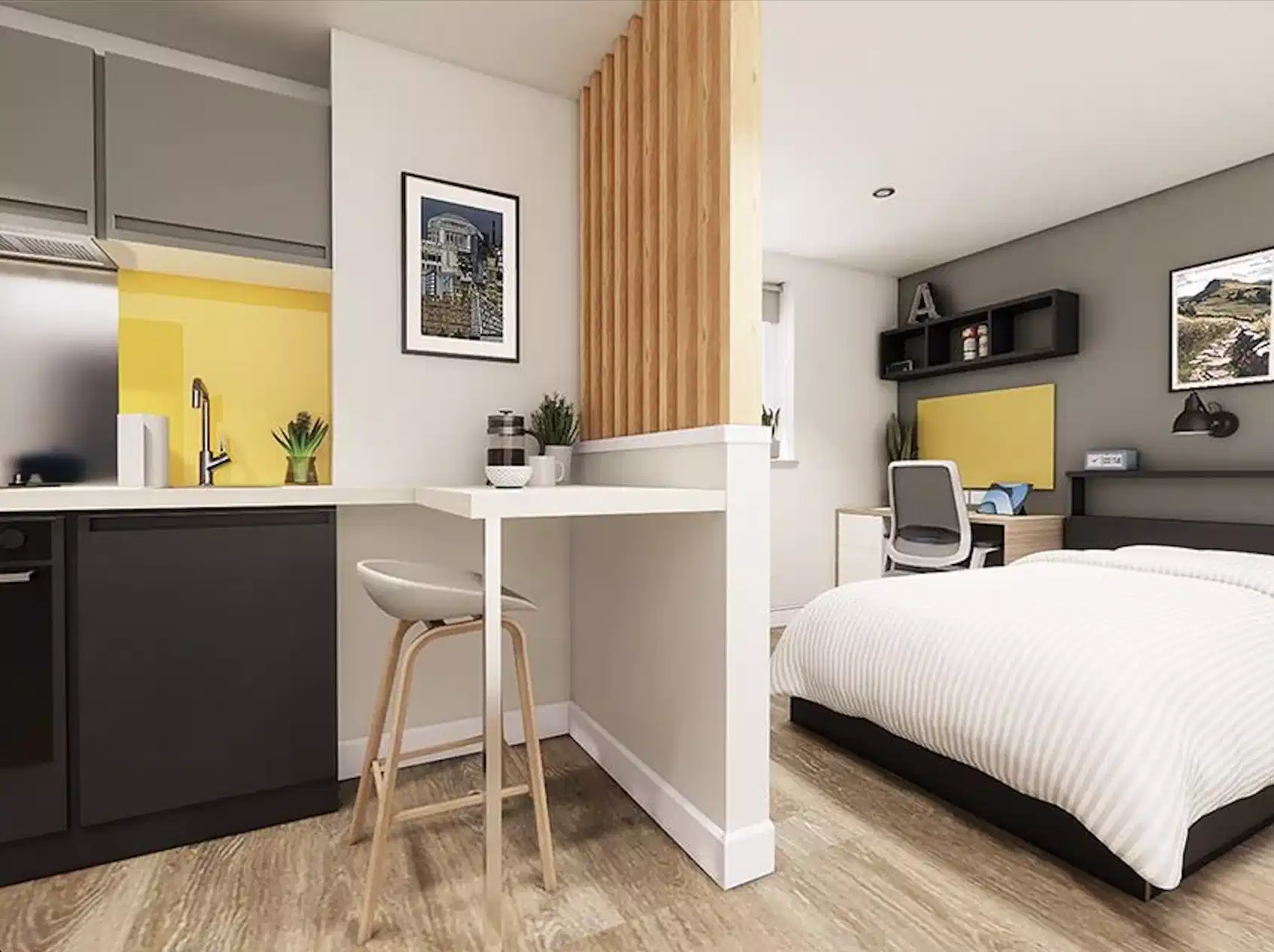 Moss Court, Manchester - Manchester, England, United Kingdom - Platinum Studio - Bedroom