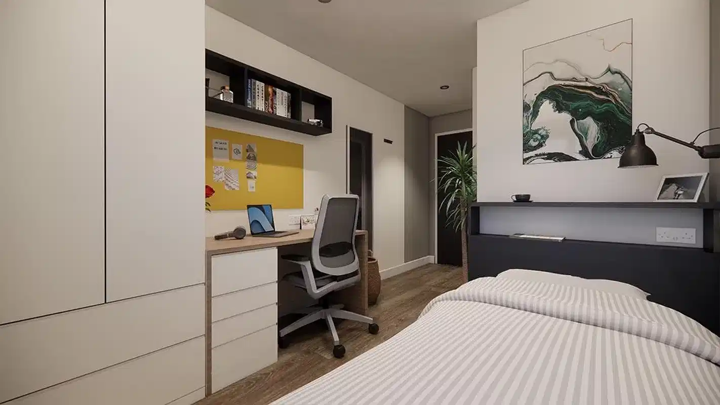 Moss Court, Manchester - Manchester, England, United Kingdom - Platinum Studio - Bedroom