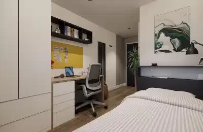 Moss Court, Manchester - Manchester, England, United Kingdom - Platinum Studio - Bedroom