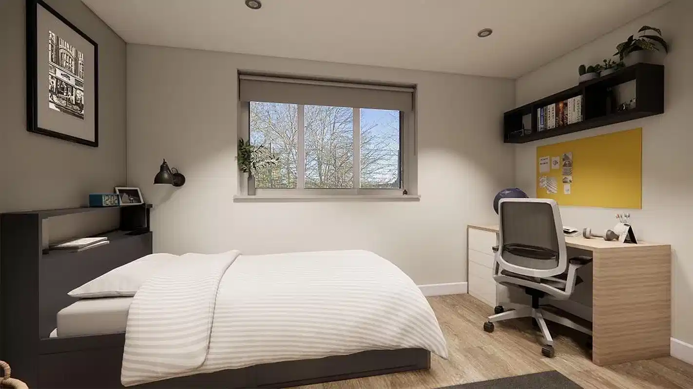 City Edge, Manchester - Manchester, England, United Kingdom - City Edge - Platinum Ensuite - Bedroom