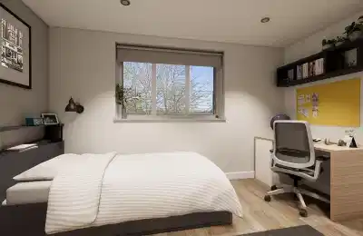City Edge, Manchester - Manchester, England, United Kingdom - City Edge - Platinum Ensuite - Bedroom