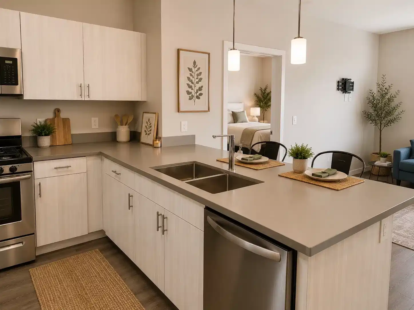 Lincoln Tower, Bloomington - Bloomington, Indiana, United States - Kitchen