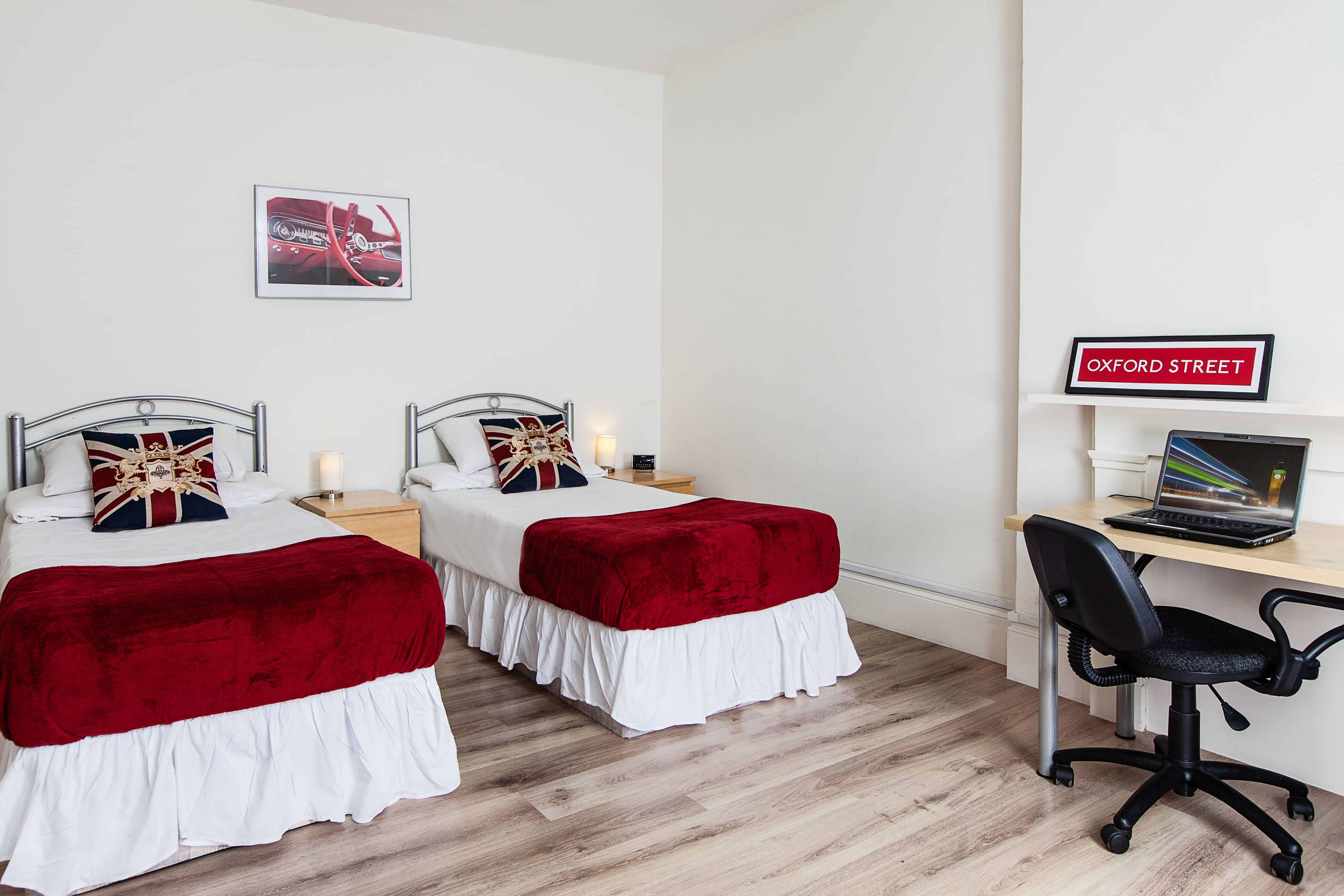 Rathbone Place W1T, London - London, England, United Kingdom - Half Twin Room - Bedroom
