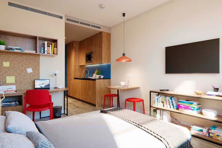 Studio With Kitchen - Standard - Bedroom