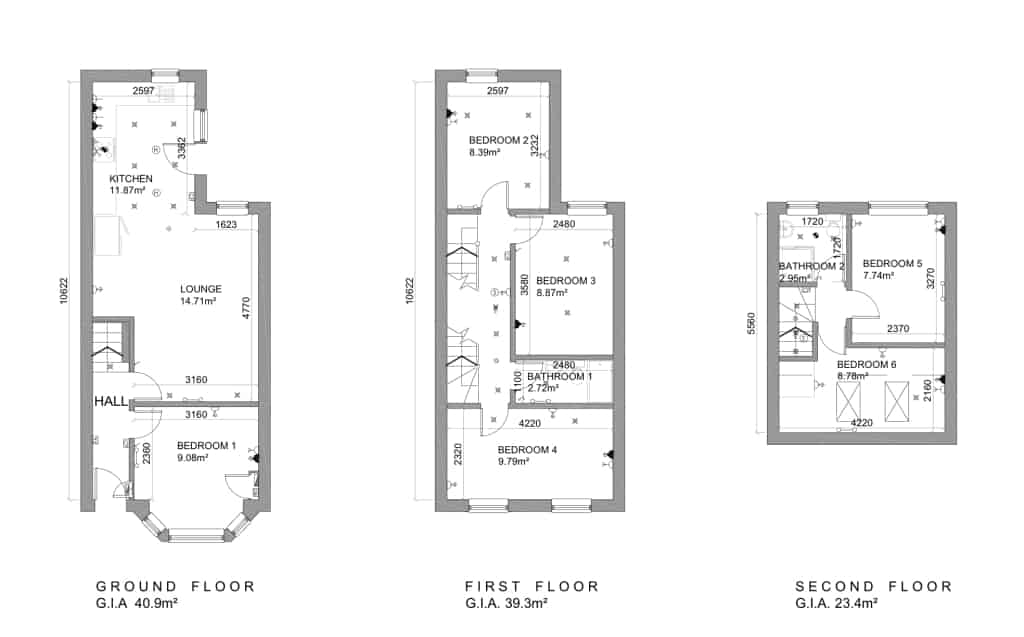 Room in a 6 Bedroom Apartment, 85 Halsbury Rd, Liverpool L6 6DG - Liverpool, England, United Kingdom - Floor Plan