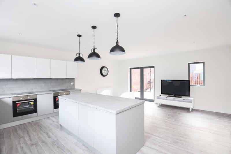Room in a 7 Bedroom Apartment, Well Meadow Drive, Sheffield, S3 7GW (Flat 2) - Sheffield, England, United Kingdom - Bedroom 2 - Kitchen