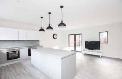 Room in a 7 Bedroom Apartment, Well Meadow Drive, Sheffield, S3 7GW (Flat 2) - Sheffield, England, United Kingdom - Bedroom 2 - Kitchen