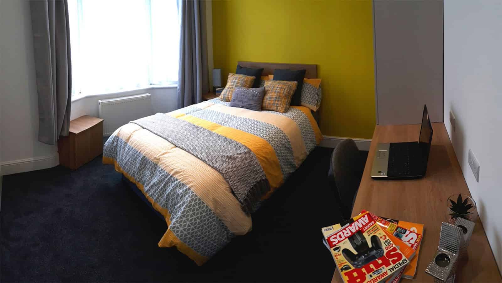 Room in a 3 Bedroom Apartment, 4 Pelham Street, Middlesbrough - Middlesbrough, England, United Kingdom - Bedroom 3 - Bedroom