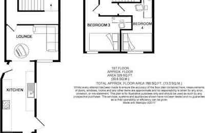 Bedroom 3 - Floor Plan
