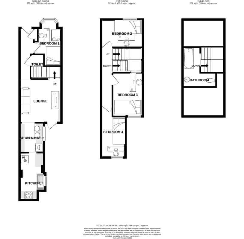4 Bedroom 1 Bathroom Apartment  - Bedroom?w=400&h=260&fit=crop&q=40&auto=format&trim=auto